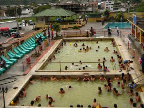 Thermal pools of Baños